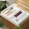 Guangde Creative Student Desktop Stationery Storage Desktop Drawer Separated Storage Box Plastic Organizing Box Storage Box - Small Size