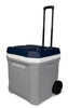 IGLOO outdoor portable 62-quart large-capacity cooler, aluminum roller design, long-lasting cooling for camping and picnics 56L