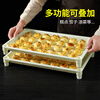 Rihe Sheng Tang Dumpling Box Household Multi-layer Quick-frozen Dumpling Tray Chaos Twist Pack Refrigerator Frozen Wonton Storage Layered Dumpling Tray - 1 Layer