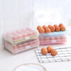 An Junsheng kitchen 60-compartment egg storage box for refrigerator egg crisper multi-layer egg box plastic egg tray egg crisper 14+1 compartment #1 piece/1 layer*