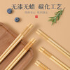 WCZ German bamboo chopsticks new model for home use, one person, one chopstick, natural wooden fast chopsticks, high temperature resistant, mildew proof, non-slip, pollution-free, 10 pairs of bamboo chopsticks, no paint and no wax