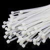 Deqi nylon cable ties, bundled cable ties, fixed and tightening self-locking cable ties 3.6*200mm, white 100 pieces
