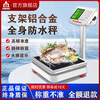 Wrigley Sharp Arrow 60kg electronic scale commercial small 50kg high-precision weighing waterproof platform scale seafood aquatic product electronic scale pole LCD 60kg collection free screwdriver black letters