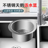 Stainless steel swan drain basket for collecting rice, special hanging drain rack for kitchen sink, dry and wet separation hook, garbage filter basket, stainless steel swan drain basket