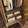 Sophia wardrobe and cloakroom customization, light luxury metal bedroom wardrobe storage cabinet, storage cabinet furniture, whole house customization, membership bonus