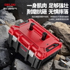 Delixi extra large wide-body hardware tool box household multi-functional hardware storage box industrial-grade electric hammer box power tools 22+22 inch two-piece set/one-click stacking design