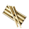 Hasdick wooden handle copper wire brush (6 pieces) industrial paint and rust removal brush metal cleaning brush HZL-269