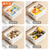 Xitianlong thickened large storage box organizer household small toys snack mask storage box portable storage box 30L white 45.9*33.9*26CM 1 pack can be carried