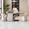 Yipintiancheng light luxury slate balcony tea table and chair combination modern small apartment tea table living room household small tea table kettle integrated 1.0 meter single tea table color contact customer service notes