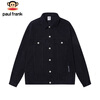 Paul Frank Jacket Men's Autumn Korean Style Trendy Denim Jacket Men's Casual Jacket Men's Work Jacket Black XL