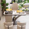 Yipintiancheng light luxury slate balcony tea table and chair combination modern small apartment tea table living room household small tea table kettle integrated 1.0 meter single tea table color contact customer service notes