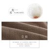 Bai Qixin Bay Window Cushion Seat Cushion Butt Cushion Linen Futon Meditation Mat Office Chair Cushion Student Round Cushion Bay Window Seat Cushion Brown Removable and Washable 40*10cm