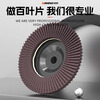 Silver rhinoceros louver wheel grinding wheel grinding wheel polishing louver blade thousand blade angle grinder surface polishing sheet frosting artifact enlarged plastic cover high quality red sand (60 mesh)