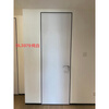 Minimalist design, narrow-sided aluminum-wood door, hidden frame door, whole-house customized swing door style, 25-wide extremely narrow aluminum-wood door with MiSi lock