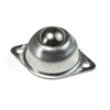 Bull's-eye universal wheel carbon steel bull's-eye ball wheel spherical small mobile base caster 16 cm diamond-shaped universal ball bull's-eye universal wheel