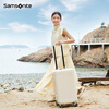 Samsonite suitcase 26-inch trolley case ANIYA high-looking suitcase deep warehouse large capacity password box off-white NZ5