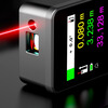 Haotu handheld high-precision laser distance meter electronic ruler infrared measuring instrument laser ruler measuring instrument room measuring instrument type-c charging 50 meters silent accurate measurement + high-definition color screen