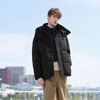 Tambor down jacket men's short fashion sports removable hood bread down jacket 550335D black 185