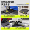 Minggu step slope mat, threshold curb, roadside slope triangle step mat, car climbing uphill mat 100*25*9cm, rubber and plastic type, black