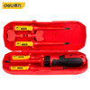 Deli insulated screwdriver set 1000v high-voltage electrician's cross strong magnetic quick-change head screwdriver set 7-piece set DL510107