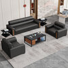 Earl Cullen office sofa simple modern business reception room reception single seat three person office coffee table combination set three person