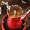 Bincoo double valve Moka pot household electric stove coffee pot small espresso hand grinding coffee machine set