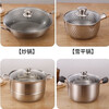 Yuanzu household tempered glass pot lid 32 wok 30 stainless steel steamer electric hot pot lid suitable for pot inner diameter 14.7-15.3cm15cm