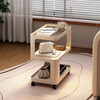 Orange sofa side table Italian light luxury high-end new living room movable coffee table small table trolley side table