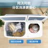 Midea double-tub washing machine semi-automatic 12kg large capacity double-tub first-class energy efficiency MP12S166 trade-in national subsidy JD.com self-operated official flagship