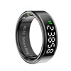 HKMW2025 new smart ring multifunctional heart rate blood oxygen sleep health monitoring multi-sport mode recording step counting running smart ring R11C gold video e-book with charging compartment No. 11 (finger circumference 65.4mm)
