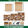 Jian Mu 0 aldehyde wardrobe customized 100% pure solid wood one door to top oak wardrobe bedroom home master bedroom handle free wardrobe 2.2 meters six door wardrobe 2.1 meters high one cabinet to top
