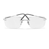 Silhouette glasses frame rimless high-tech titanium frame Wei Daxun same style for men and women optically wearable myopia glasses frame 5599GH