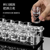 Thickened glass white wine cup set household wine divider with scale wine pot small wine cup wine cup wine set 100ml seven-character pot*6+bullet cup*6