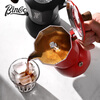 Bincoo double valve Moka pot household electric stove coffee pot small espresso hand grinding coffee machine set