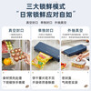 Bear vacuum sealing machine household multifunctional food packaging plastic sealing machine small automatic vacuum packaging machine high power high suction vacuum food preservation packaging machine semi-automatic FKJ-Q01S1 dry and wet oil powder universal 30cm
