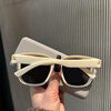 Boshide set of glasses, sunglasses, sunglasses set for myopia glasses, anti-glare polarized sunglasses for driving, off-white frame polarizer