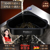 Olodo Germany kitchen sink filter 304 stainless steel dishwashing sink filter anti-clogging sink drain drain net triangular water filter basket elegant black