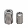 Thread protection sleeve stainless steel braces steel wire screw sleeve 303 self-tapping internal and external thread nut conversion sheath wire sleeve complete set M2m8-M12 inner M2.5 outer M4 length 4 (100 pieces) slotted