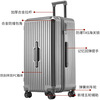 SGG suitcase girls large capacity trolley case cute suitcase universal wheels thickened iron gray 26 inches