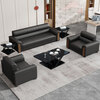 Earl Cullen office sofa simple modern business reception room reception single seat three person office coffee table combination set three person