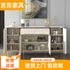 Italian light luxury slate sideboard living room wall-mounted entrance cabinet multi-functional wine cabinet tea cabinet Nordic kitchen cupboard Jinyu A130 can not be installed upstairs