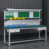 Kegan diy aluminum alloy anti-static workbench aluminum profile operating table computer desk workshop factory assembly line assembly table repair table can be customized including accessories 2000*600*1600 double drawer