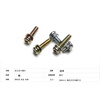 Ji Litian promotion galvanized round machine three combination screws Yuanji three combination round head combination M3M4M5M6 M6*10 (200 pieces)