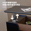 Hantang Yun lifting slate living room side table movable sofa side table bedside cabinet high-end trolley coffee table storage rack 3024 black + walnut color movable