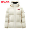 Yaya (YAYA) Sun Yingsha same style down jacket for women short 2025 winter new couple warm and cold-proof thickened jacket for men HY starry sky black M (170)