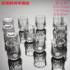 An Junsheng 6-pack Chinese-style small white wine glasses, high-looking wine dispenser, thickened head cup, glass, household one-cup set, 25ml one-cup cup (pack of six)