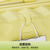 Kangaroo suitcase 18-inch small biscuit style boarding trolley case multi-functional suitcase password box boarding suitcase lemon yellow strong and durable thickened 18-inch hook + cup holder + charging port