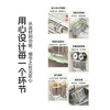 Fanxi Chopstick Storage Box Chopstick Tube 304 Stainless Steel Chopstick Storage Box Wall-mounted Chopstick Tube Drain Chopstick Cage Rack Upgraded Solid 3043 Grid Storage + 4 Hooks