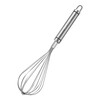 MAXCOOK manual egg beater, household mixing and dough mixing tool, egg liquid whisk, baking tool, milk foam whipper, stirrer, 304 stainless steel egg beater MCPJ4670