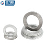 Guwanji 304 stainless steel double stack self-locking anti-loosening washer 65 manganese double-sided toothed locking washer DIN25201 M4 (10 pieces) 316 material